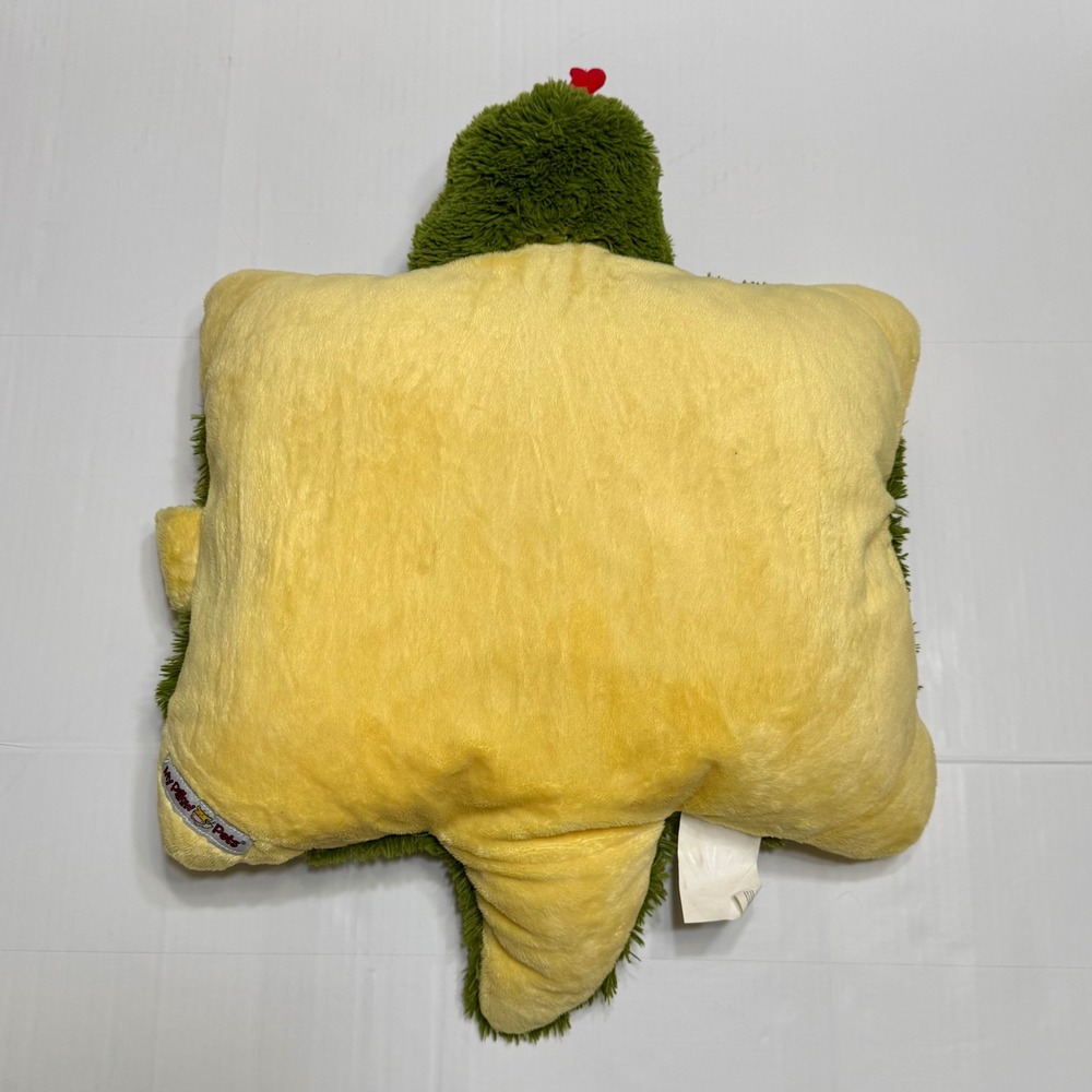 My Pillow Pets Dizzy Dragon Plush Green Purple Yellow Spotted Large Toy 2009 - Picture 8 of 11